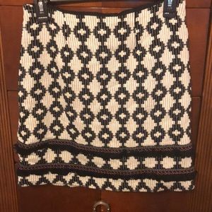 Textured pretty print skirt!!😊